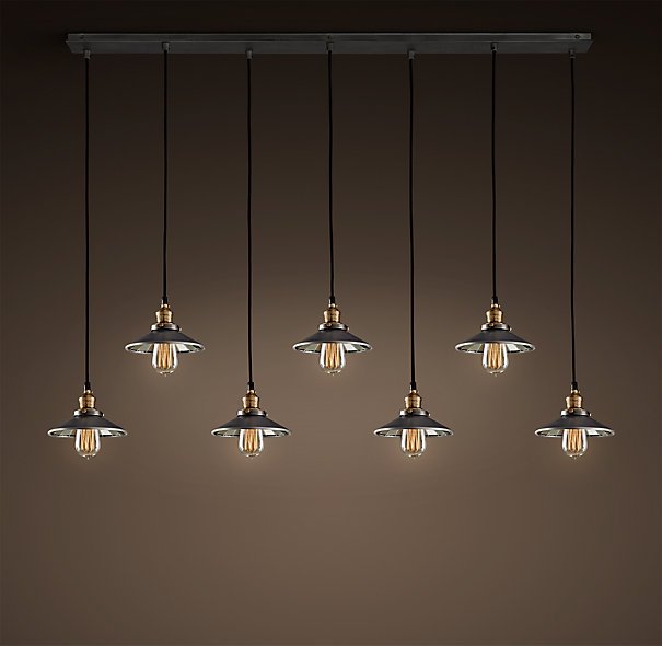 Люстра Loft Cone Pendant Reflector 7 Line Черный Люстра Loft Cone Pendant Reflector 7 Line Черный в Волгограде | Loft Concept