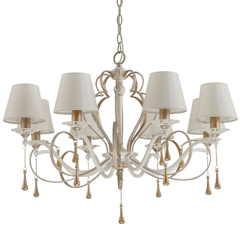 Люстра Batiste Chandelier 80 Золотой Белый Люстра Batiste Chandelier 80 Золотой Белый в Волгограде | Loft Concept