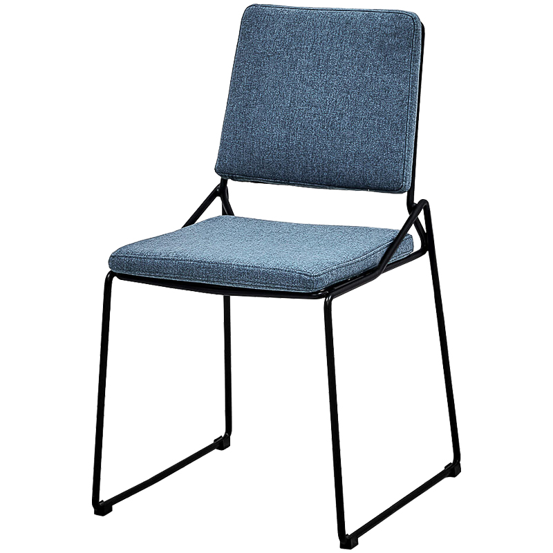 Стул Diglan Stool Светло-синий Черный Стул Diglan Stool Светло-синий Черный в Волгограде | Loft Concept