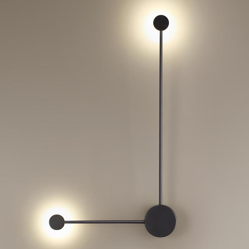 Бра Pin Wall Light Black Angle Черный Бра Pin Wall Light Black Angle Черный в Волгограде | Loft Concept