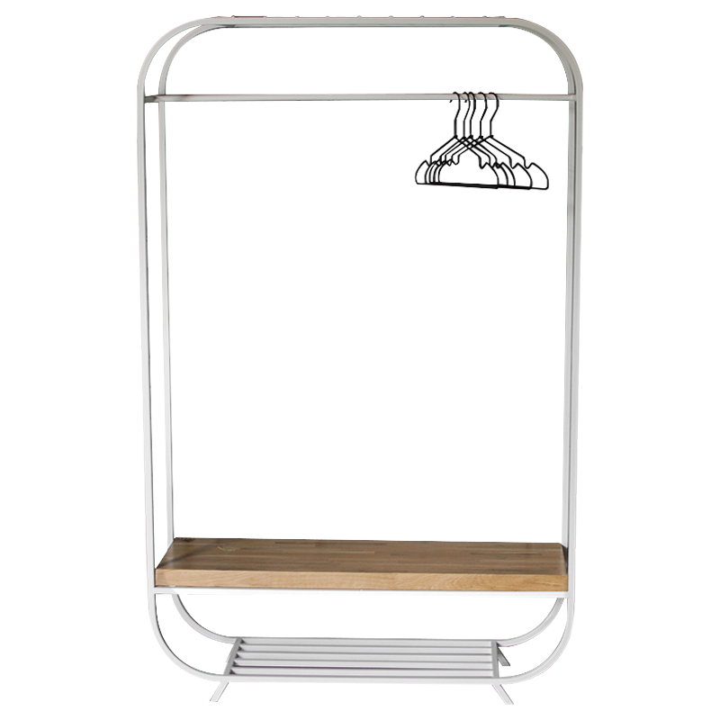 Рейл Lucco Industrial Metal Rust Clothes Rail Древесина Белый Рейл Lucco Industrial Metal Rust Clothes Rail Древесина Белый в Волгограде | Loft Concept