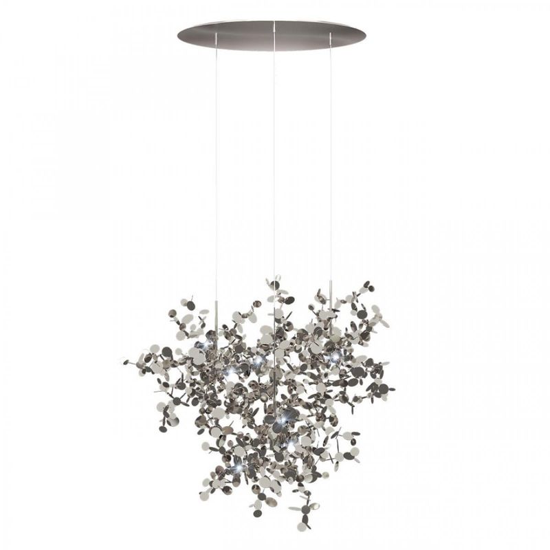 Люстра Terzani Argent Suspension Silver Pendant lamp диаметр 85 Серебряный Люстра Terzani Argent Suspension Silver Pendant lamp диаметр 85 Серебряный в Волгограде | Loft Concept