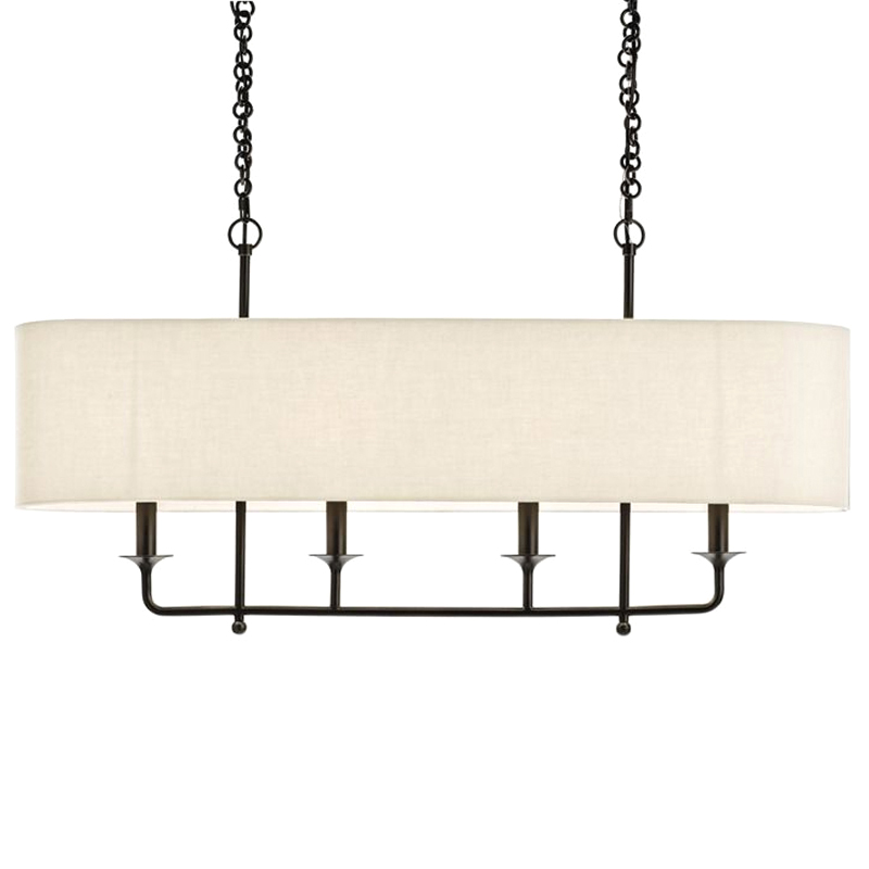 Люстра Arteriors BEATTY CHANDELIER Черный Бежевый Люстра Arteriors BEATTY CHANDELIER Черный Бежевый в Волгограде | Loft Concept