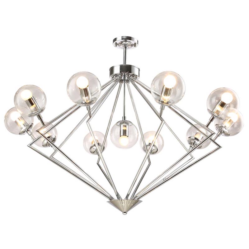Люстра Liebaud Chandelier 11 lamp Хром Люстра Liebaud Chandelier 11 lamp Хром в Волгограде | Loft Concept