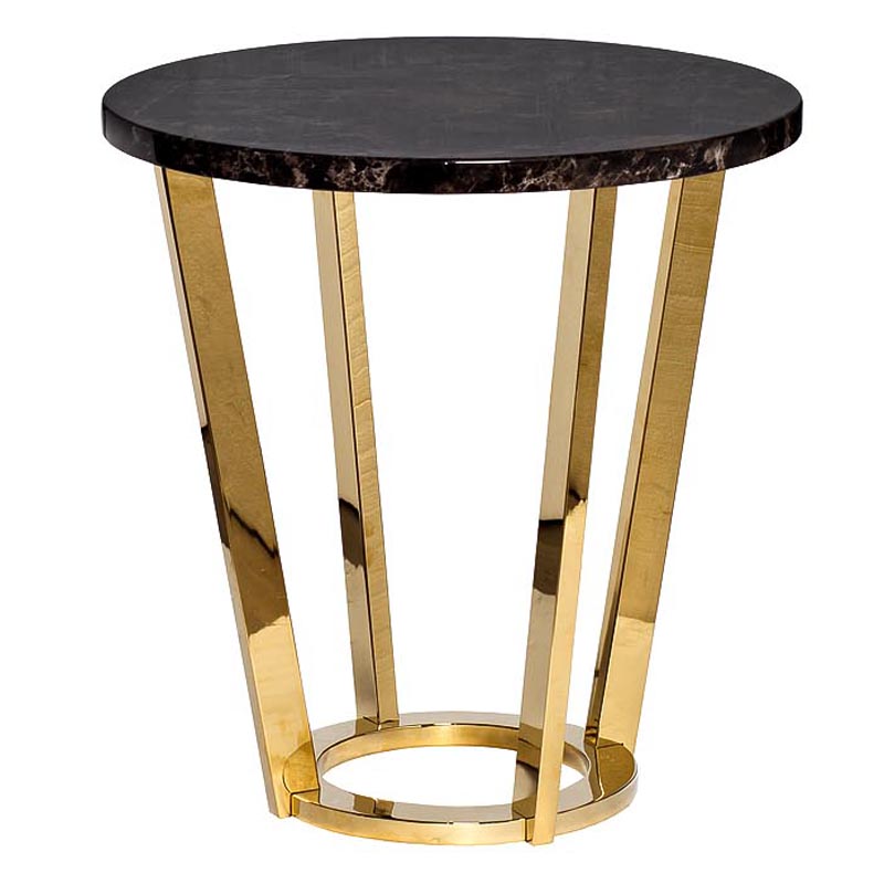Приставной стол Serker Side Table Золотой Приставной стол Serker Side Table Золотой в Волгограде | Loft Concept
