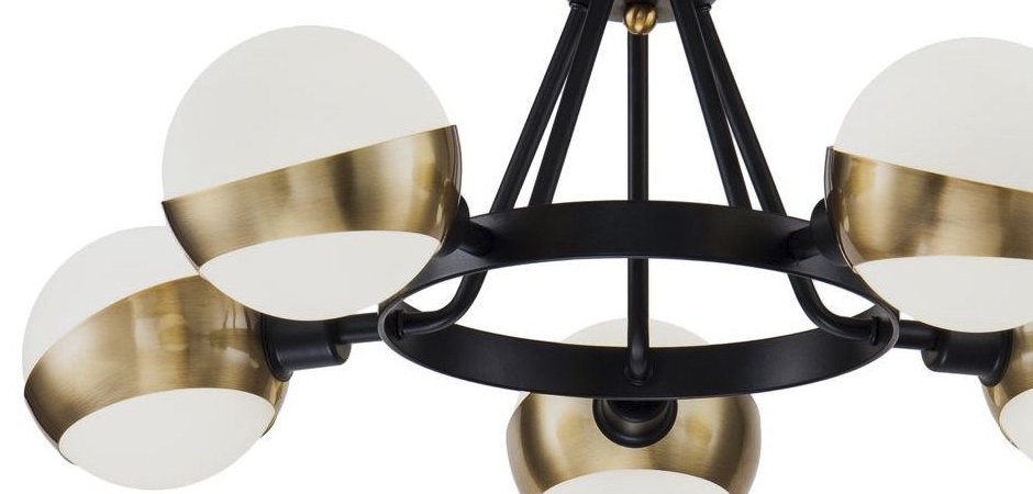 Люстра Hold Ball Brass Chandelier 5 Люстра Hold Ball Brass Chandelier 5 - Loft-Concept в Волгограде