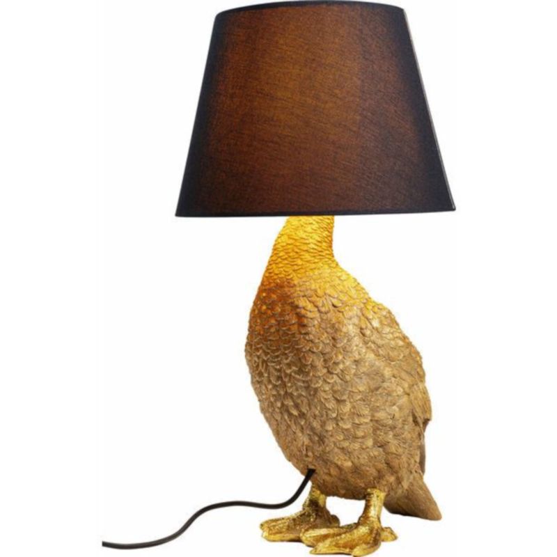 Настольная лампа A bird in ambush Черный Золотой Настольная лампа A bird in ambush Черный Золотой в Волгограде | Loft Concept