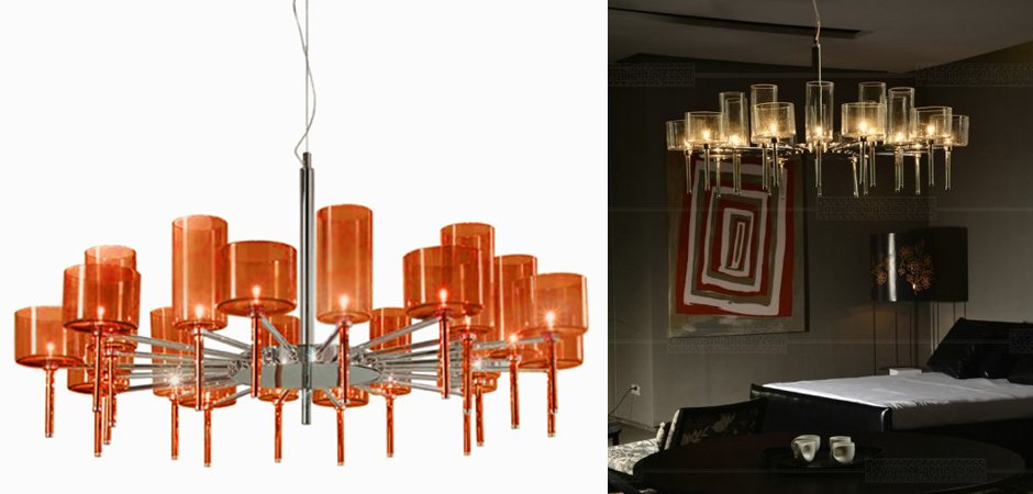 Люстра AXO Light Spillray lamps 20 - фото №1