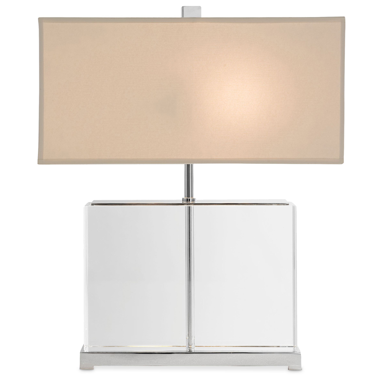 Настольная лампа Eichholtz Table Lamp Warwick Прозрачный Белый Настольная лампа Eichholtz Table Lamp Warwick Прозрачный Белый в Волгограде | Loft Concept
