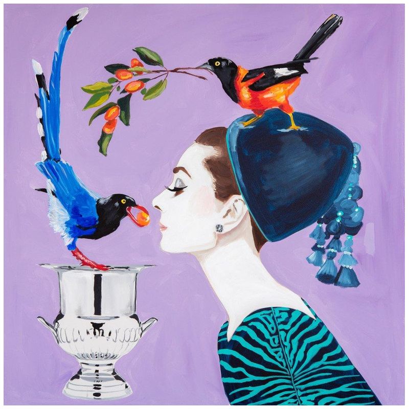 Картина Audrey with Birds and Kumquats Мульти Картина Audrey with Birds and Kumquats Мульти в Волгограде | Loft Concept