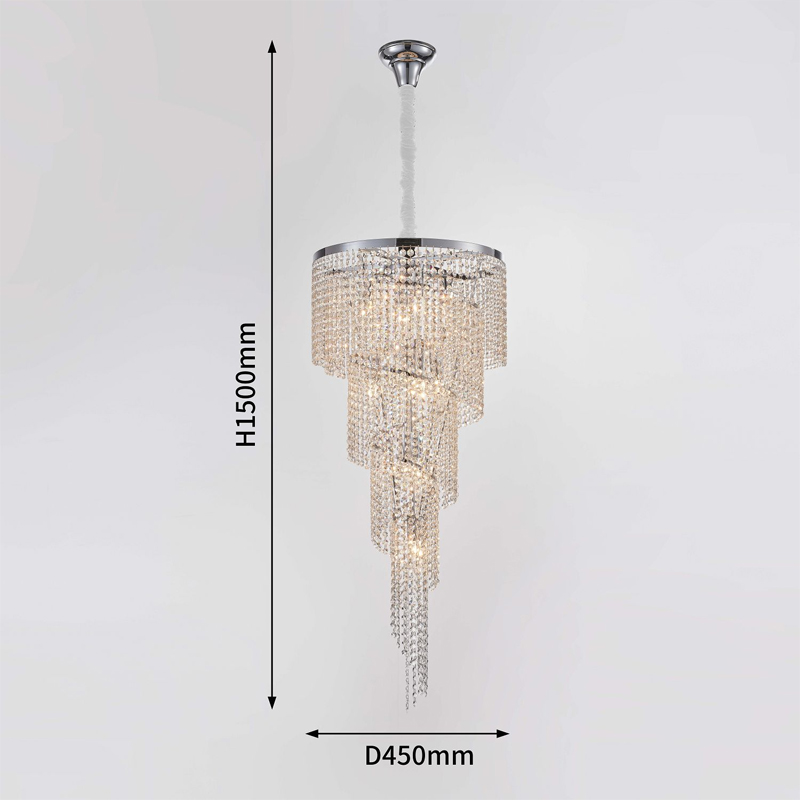 Хрустальная люстра Crystal Art Nickel D45 см Хрустальная люстра Crystal Art Nickel D45 см в Волгограде
