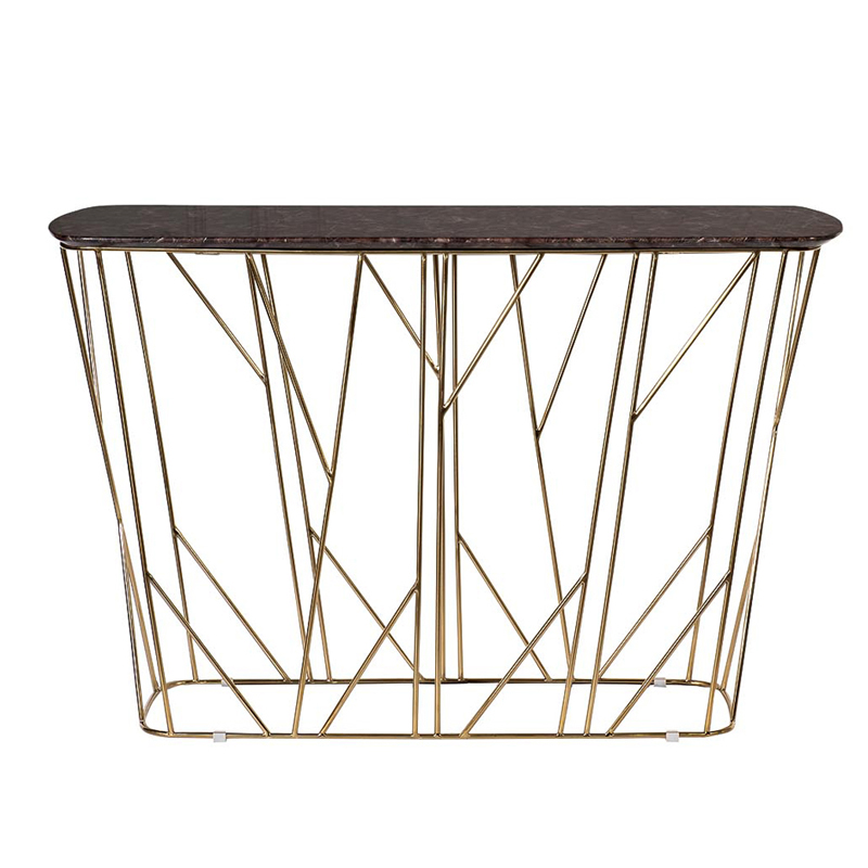 Консоль Rosalin Console Золотой Консоль Rosalin Console Золотой в Волгограде | Loft Concept