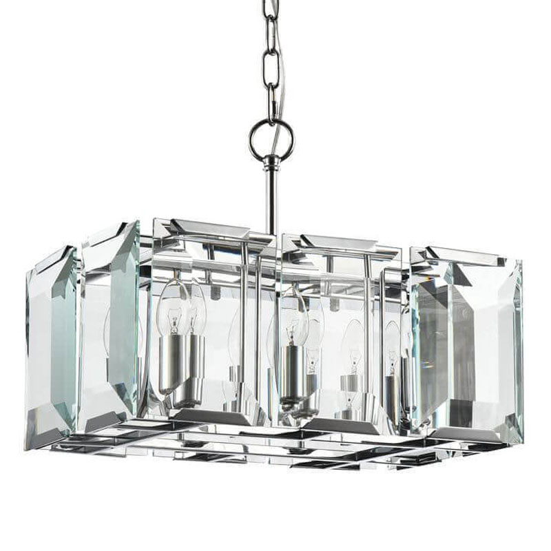 Люстра Harlow Crystal Square Chandelier chrome 6 Хром Люстра Harlow Crystal Square Chandelier chrome 6 Хром в Волгограде | Loft Concept