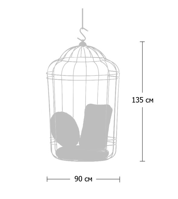 Подвесное кресло "клетка" Swing chair Cage Подвесное кресло "клетка" Swing chair Cage в Волгограде