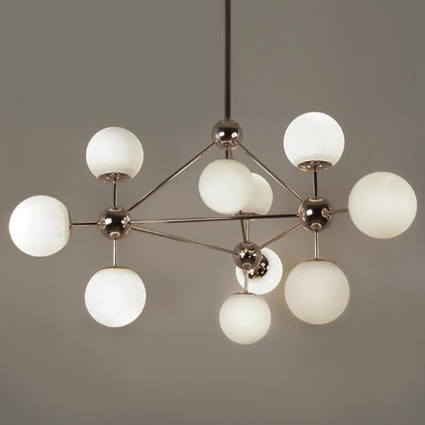 Люстра Modo Chandelier White Glass Люстра Modo Chandelier White Glass в Волгограде | Loft Concept