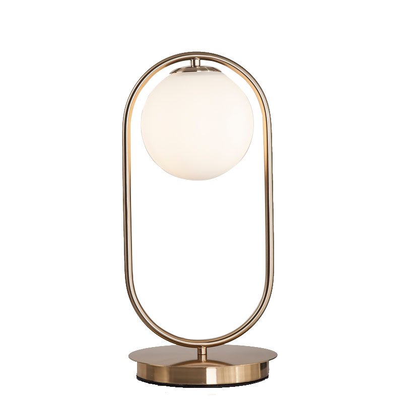 Настольная лампа CORDA TABLE LAMP Белый Латунь Настольная лампа CORDA TABLE LAMP Белый Латунь в Волгограде | Loft Concept