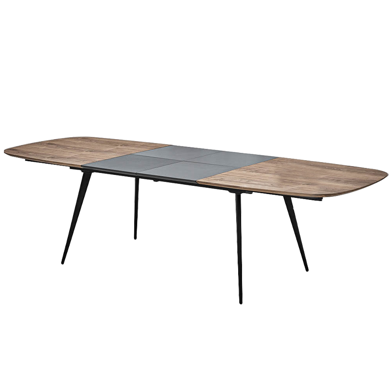 Обеденный стол Orlando Wood Table Черный Графит Коричневый Обеденный стол Orlando Wood Table Черный Графит Коричневый в Волгограде | Loft Concept