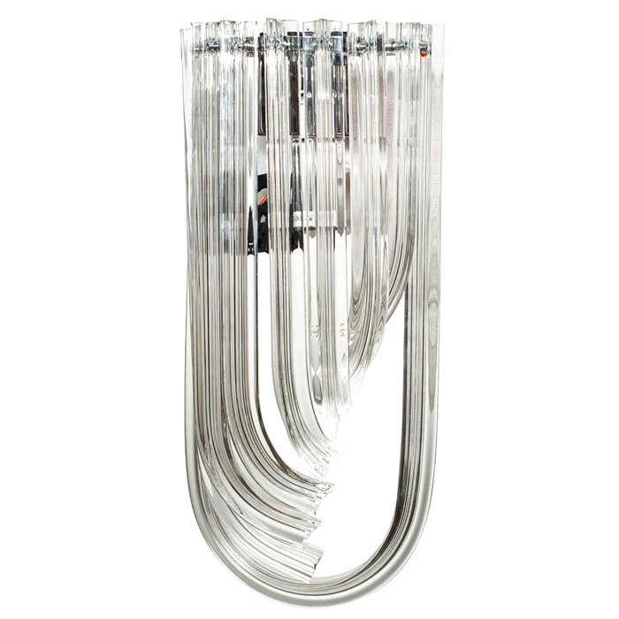 Бра Wall Lamp Lava Прозрачное Стекло Хром Никель Бра Wall Lamp Lava Прозрачное Стекло Хром Никель в Волгограде | Loft Concept