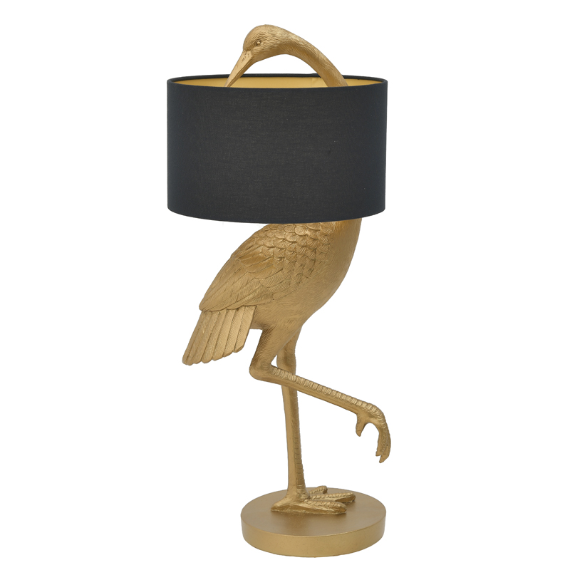 Настольная лампа Golden Stork Table lamp Золотой Черный Настольная лампа Golden Stork Table lamp Золотой Черный в Волгограде | Loft Concept