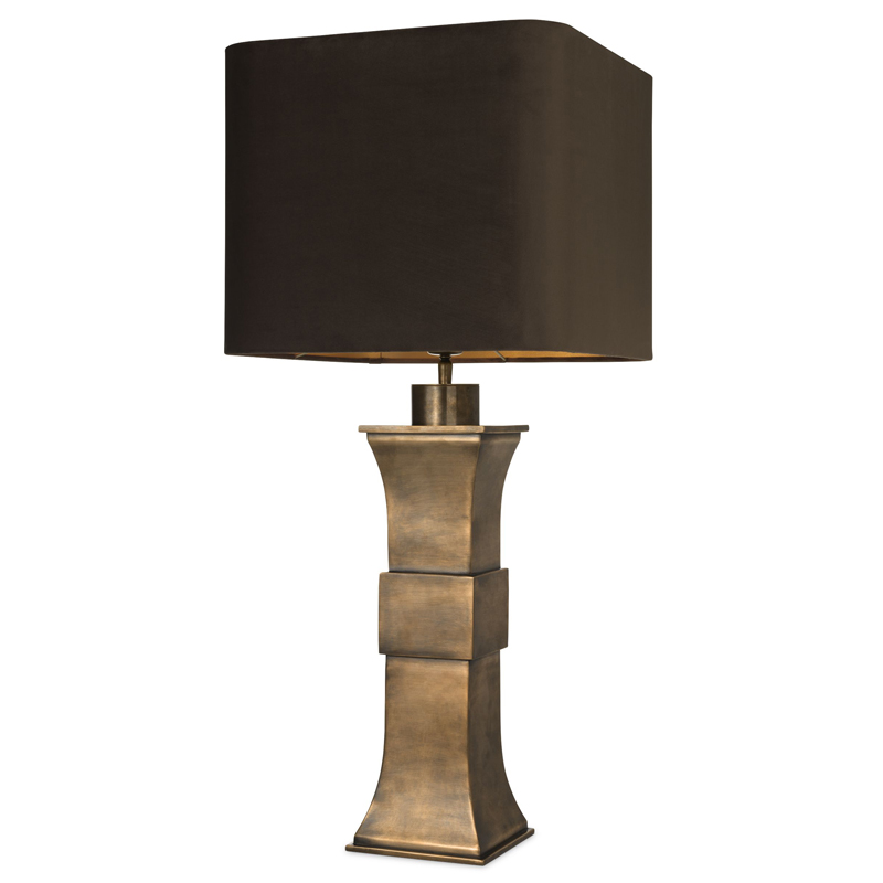 Настольная лампа Eichholtz Table Lamp Avia Латунь Античная полированная Черный Настольная лампа Eichholtz Table Lamp Avia Латунь Античная полированная Черный в Волгограде | Loft Concept