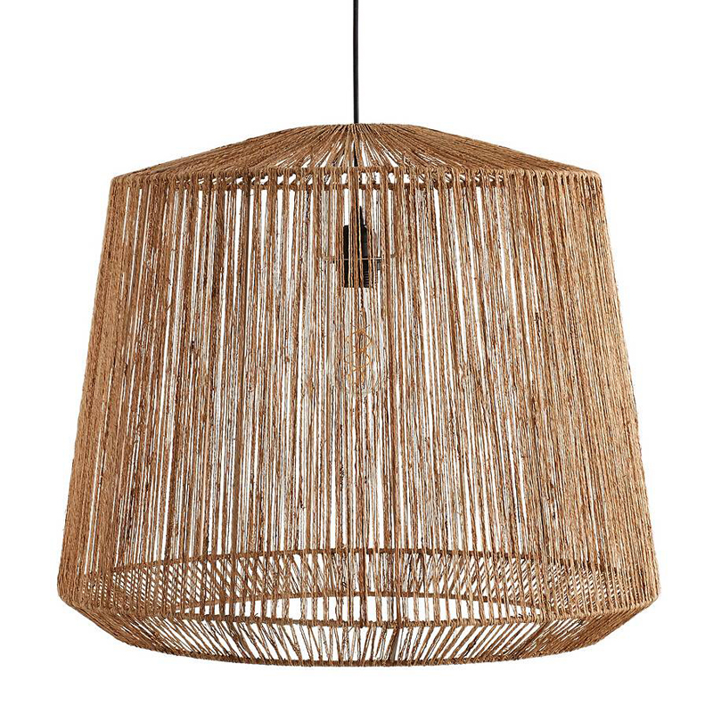 Подвесной светильник Signe Wicker Hemp Beige 59 Бежевый в Волгограде | Loft Concept 