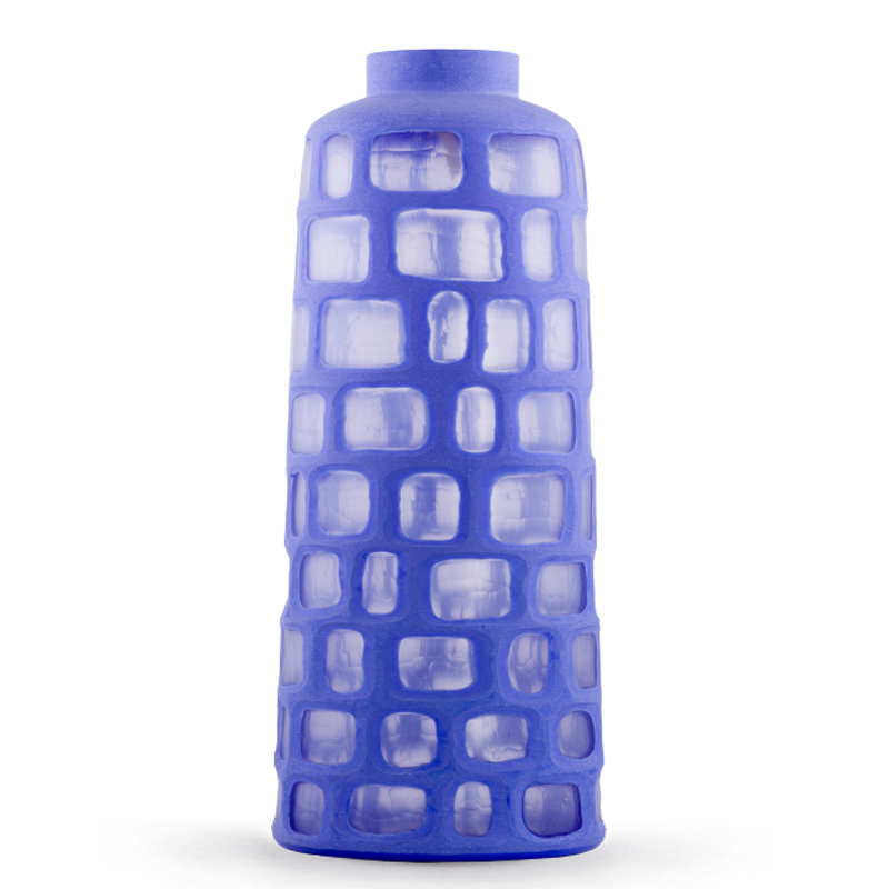 Ваза Blue Cells Vase Светло-синий Прозрачный Ваза Blue Cells Vase Светло-синий Прозрачный в Волгограде | Loft Concept