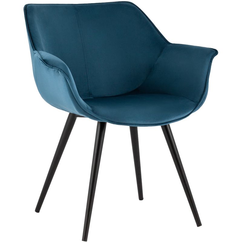 Стул Mason chair Пыльно-Синий Велюр Синий Черный Стул Mason chair Пыльно-Синий Велюр Синий Черный в Волгограде | Loft Concept