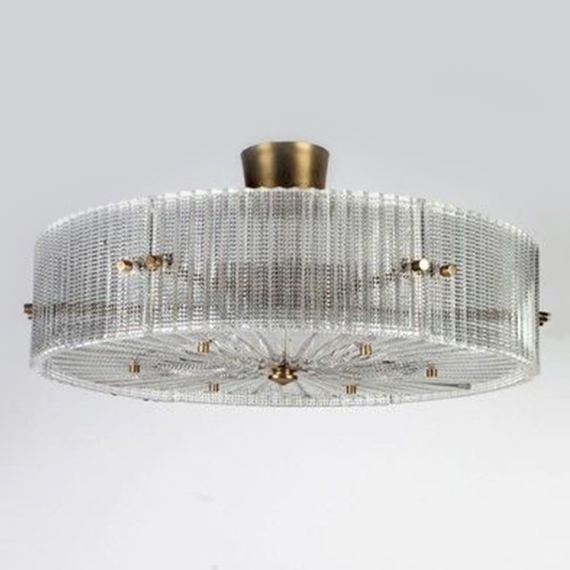 Потолочный светильник Cillian Ceiling Lamp Латунь Прозрачный Потолочный светильник Cillian Ceiling Lamp Латунь Прозрачный в Волгограде | Loft Concept