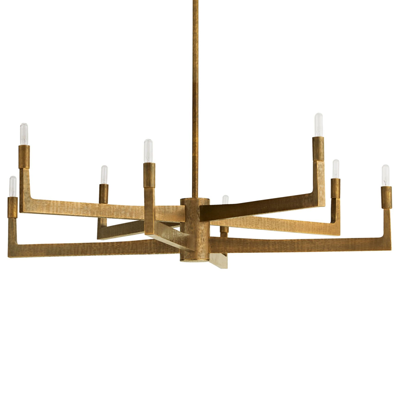 Люстра Arteriors GRIFF CHANDELIER Золотой Латунь Люстра Arteriors GRIFF CHANDELIER Золотой Латунь в Волгограде | Loft Concept