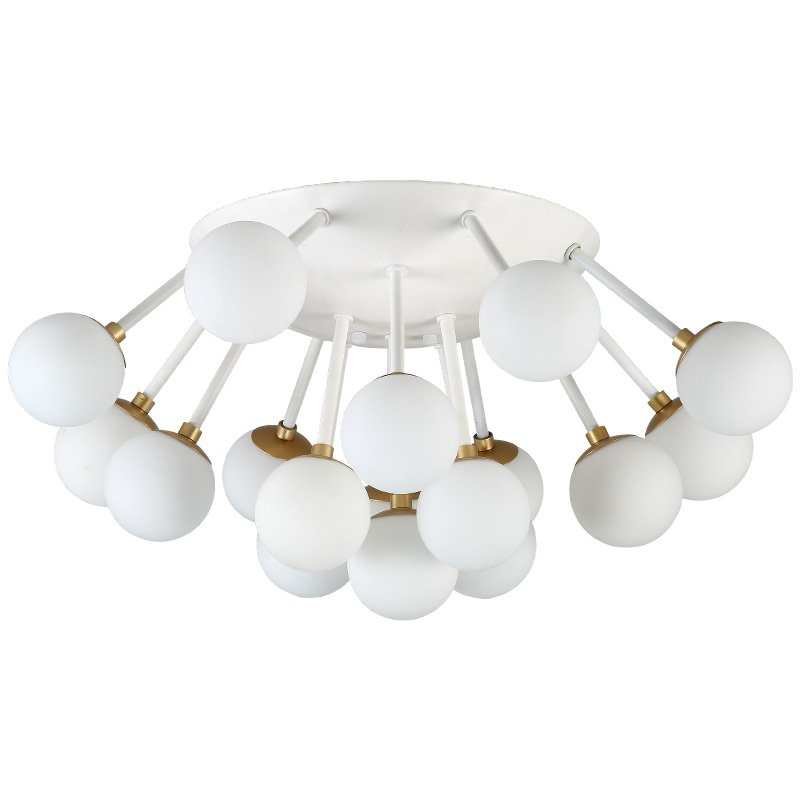 Потолочная люстра Fungi ceiling Белый Золотой Потолочная люстра Fungi ceiling Белый Золотой в Волгограде | Loft Concept