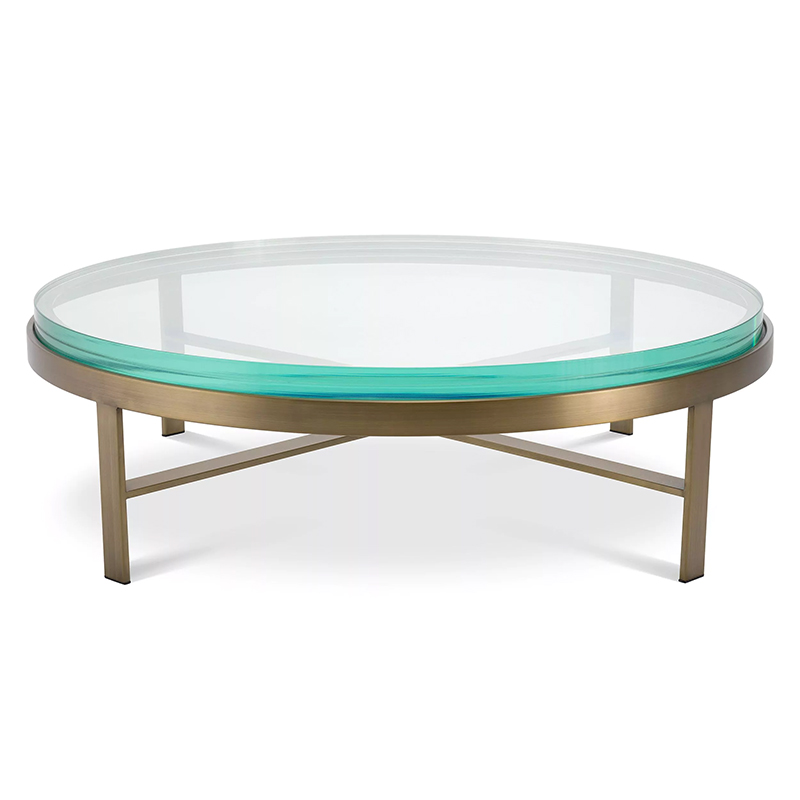 Кофейный стол Eichholtz Coffee Table Hoxton Латунь Прозрачное Стекло Бирюзовый Кофейный стол Eichholtz Coffee Table Hoxton Латунь Прозрачное Стекло Бирюзовый в Волгограде | Loft Concept