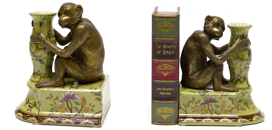 Держатель для книг Bronze Monkeys Держатель для книг Bronze Monkeys - Loft-Concept в Волгограде