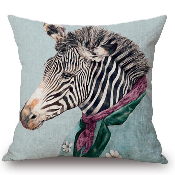 Декоративная подушка Zebra #2 Мульти Декоративная подушка Zebra #2 Мульти в Волгограде | Loft Concept