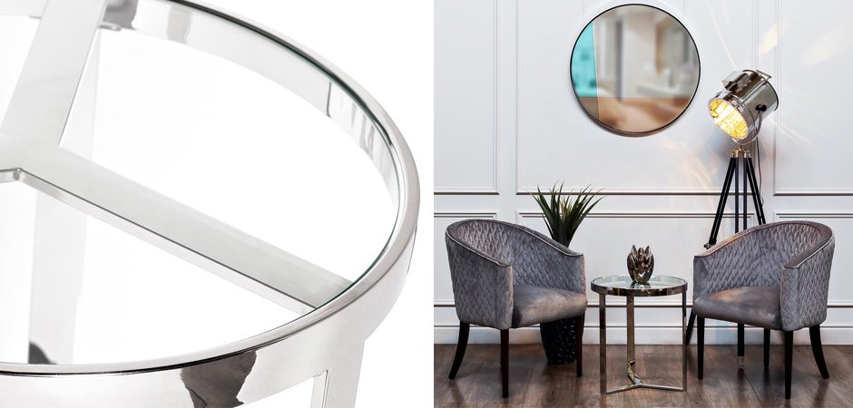Приставной стол Neoclassic Tee Silver Приставной стол Neoclassic Tee Silver - Loft-Concept в Волгограде