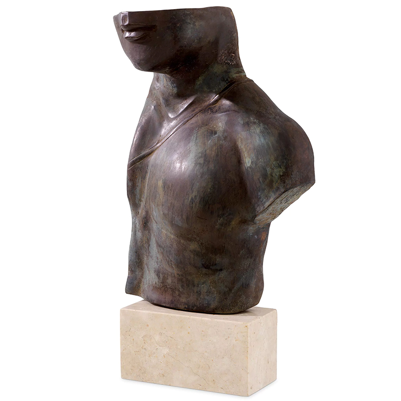 Декоративная статуэтка Eichholtz Torso Artem Бронза Песочный Темная бронза Декоративная статуэтка Eichholtz Torso Artem Бронза Песочный Темная бронза в Волгограде | Loft Concept