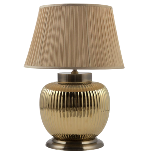 Настольная лампа Fluted Gold Настольная лампа Fluted Gold в Волгограде | Loft Concept