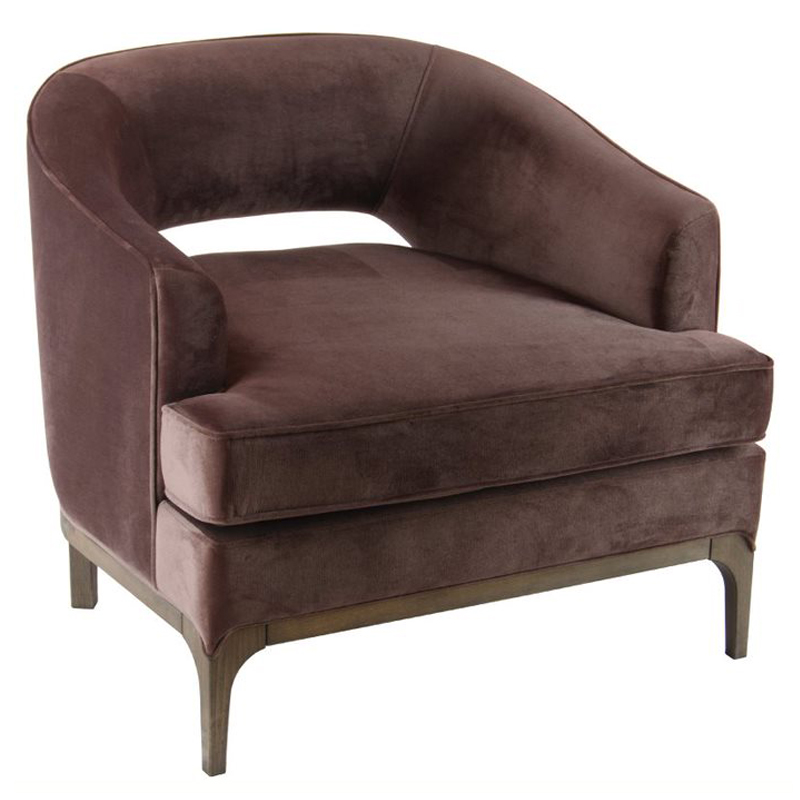 Кресло Jargini Chair velour Бургундский красный Кресло Jargini Chair velour Бургундский красный в Волгограде | Loft Concept