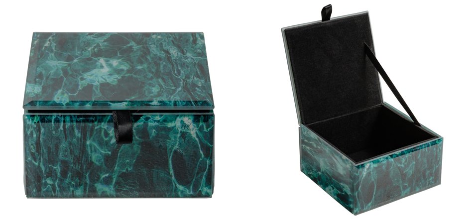 Шкатулка Turquoise Smoke Cube Шкатулка Turquoise Smoke Cube - Loft-Concept в Волгограде
