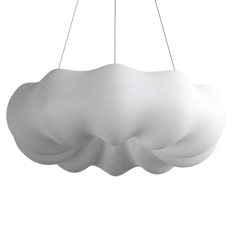 Подвесной светильник светодиодный из стали с пультом Cloudy Light White Белый Подвесной светильник светодиодный из стали с пультом Cloudy Light White Белый в Волгограде | Loft Concept