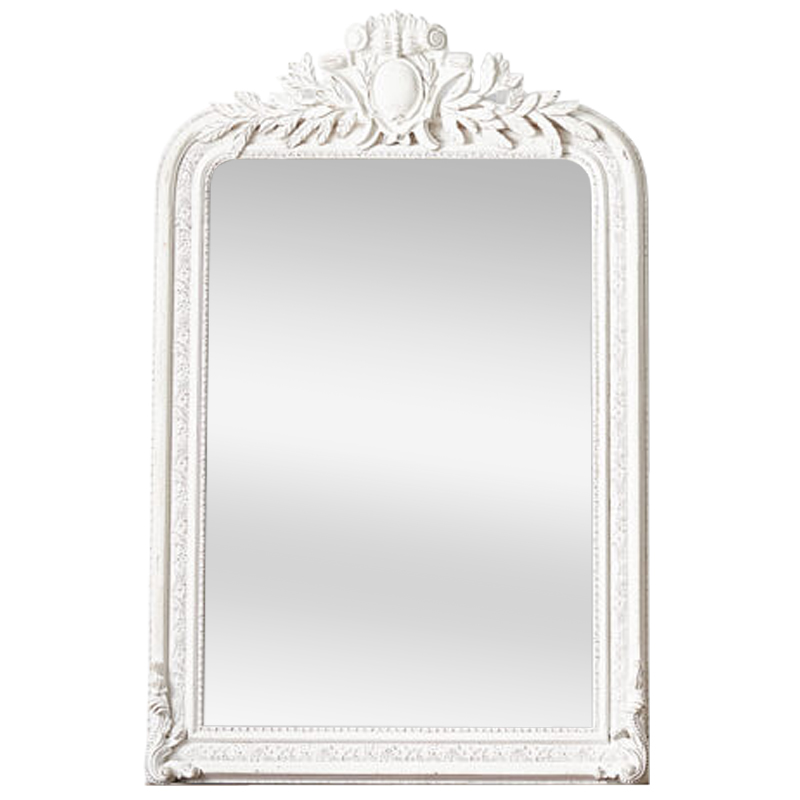 Зеркало Polastron Mirror White Белый винтажная патина Зеркало Polastron Mirror White Белый винтажная патина в Волгограде | Loft Concept