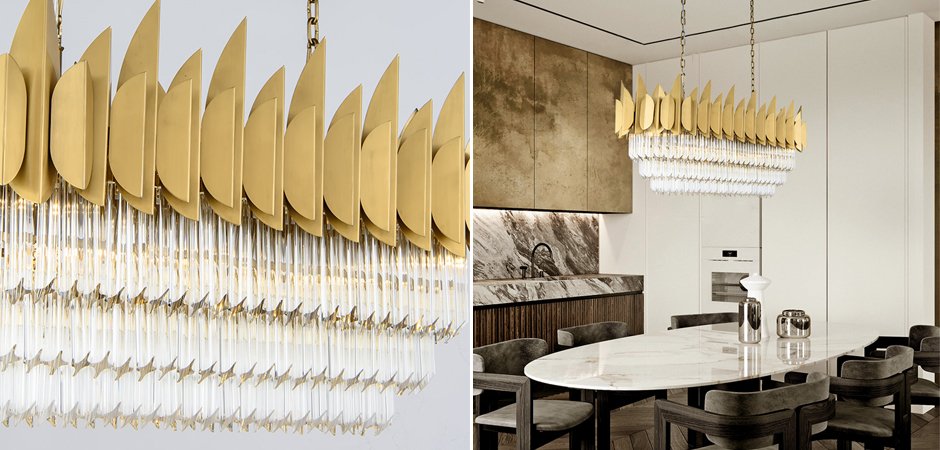 Подвесной светильник KEBO KING CHANDELIER Rectangle Подвесной светильник KEBO KING CHANDELIER Rectangle - Loft-Concept в Волгограде