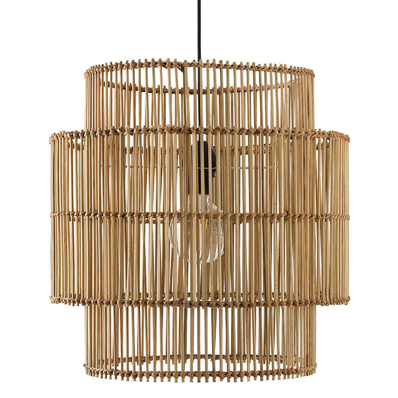 Подвесной светильник Larsen Wicker Bamboo Бежевый Подвесной светильник Larsen Wicker Bamboo Бежевый в Волгограде | Loft Concept