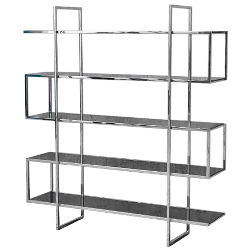 Стеллаж Maze Rack Прозрачный черный Хром Стеллаж Maze Rack Прозрачный черный Хром в Волгограде | Loft Concept