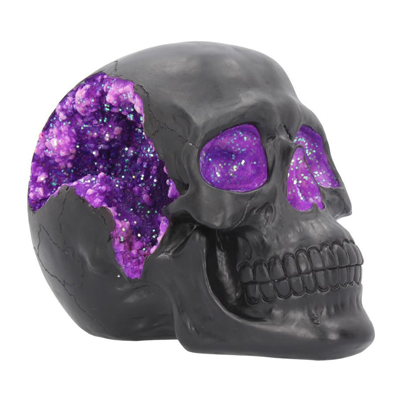 Статуэтка Druza Skull Черный Фиолетовый Статуэтка Druza Skull Черный Фиолетовый в Волгограде | Loft Concept