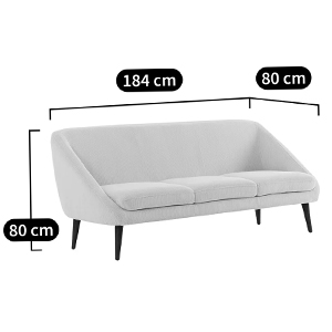 Трехместный диван с обивкой из велюра Belanger Sofa Трехместный диван с обивкой из велюра Belanger Sofa в Волгограде