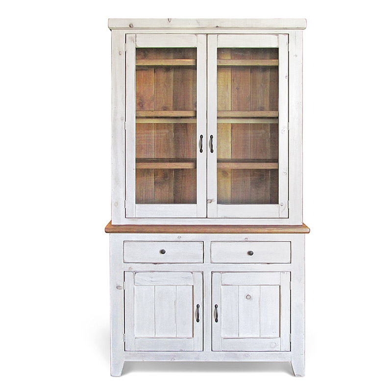 Шкаф Lettera Provence HARMONIE Glass Door Белый Древесина Шкаф Lettera Provence HARMONIE Glass Door Белый Древесина в Волгограде | Loft Concept