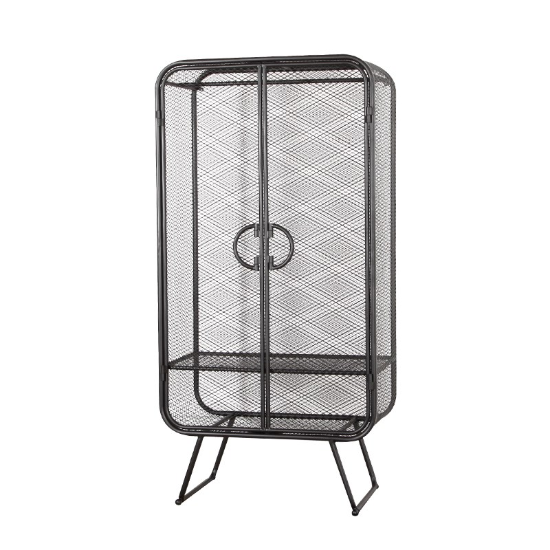Шкаф Rhombic Grid Wardrobe Black Черный Шкаф Rhombic Grid Wardrobe Black Черный в Волгограде | Loft Concept