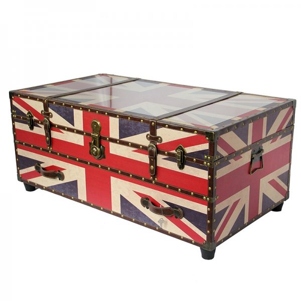 Сундук Union Jack Traveler Style Сундук Union Jack Traveler Style в Волгограде | Loft Concept