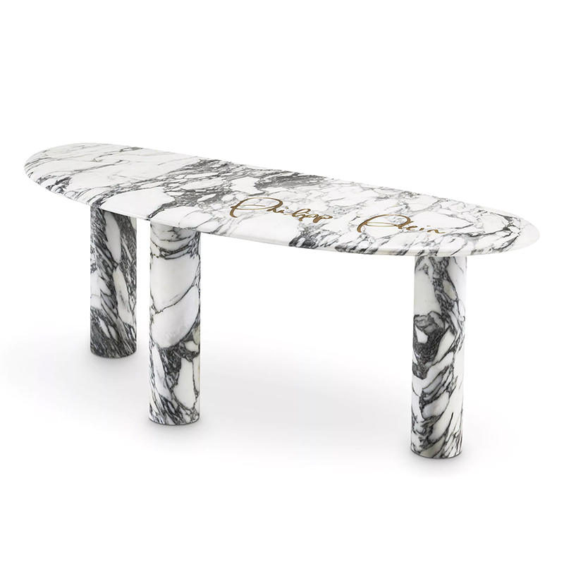 Консоль Philipp Plein Console Table Forte Белый Мрамор Bianco Золотой Консоль Philipp Plein Console Table Forte Белый Мрамор Bianco Золотой в Волгограде | Loft Concept
