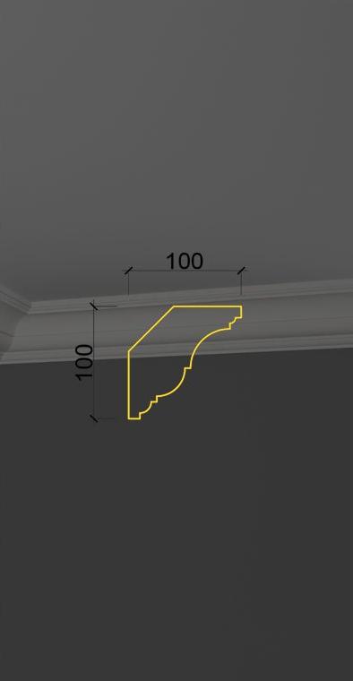 Гладкий карниз KT-10 Гладкий карниз KT-10 в Волгограде